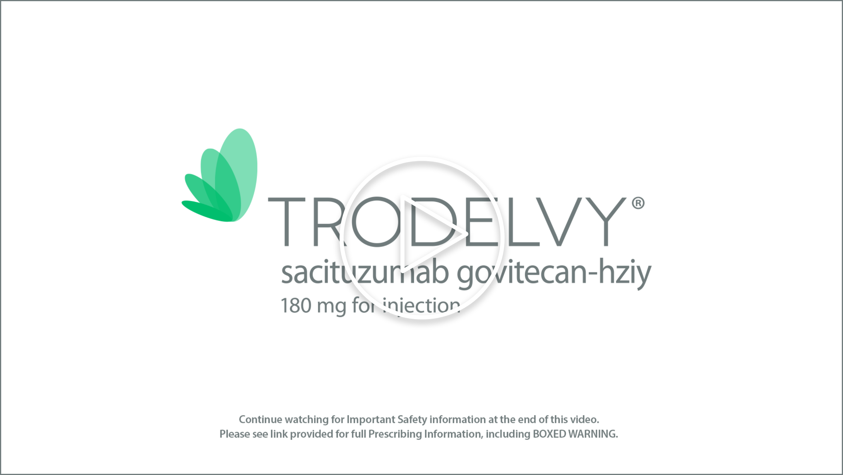 TRODELVY® (sacituzumab govitecan-hziy) MOA video